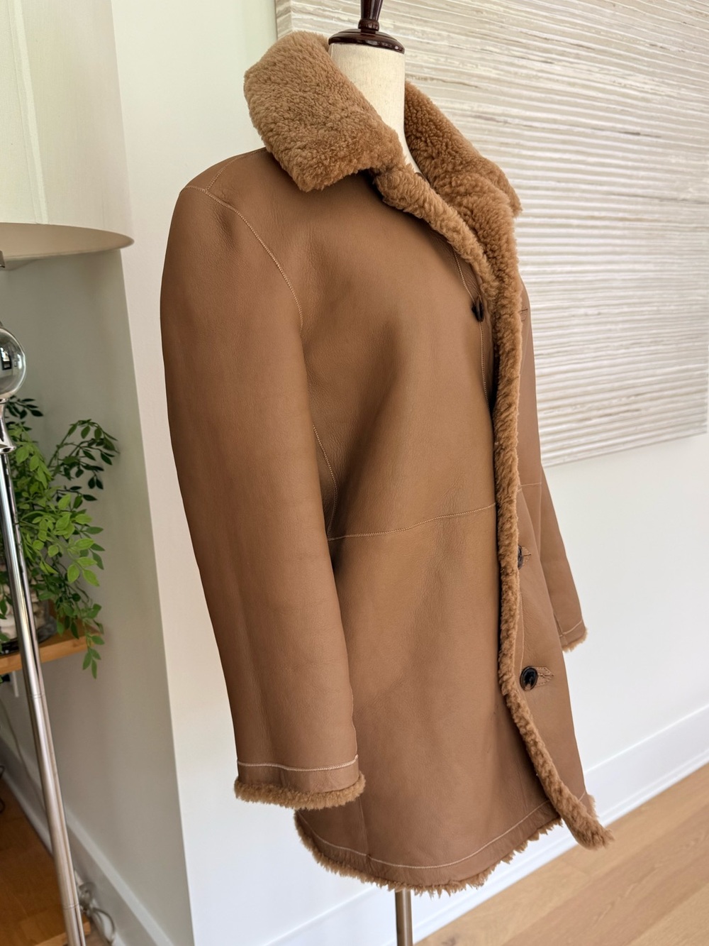 Jenni Kayne Aurora Reversible Shearling Coat size XS - Picture 9 of 16